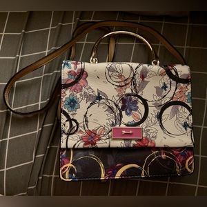 Gianni Bini Handbag Floral Colorful Crossbody Purse